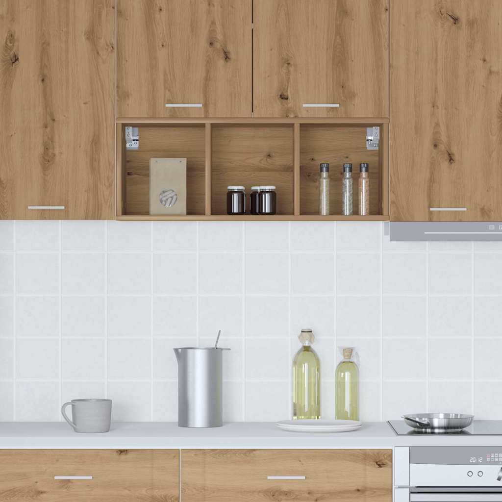 Hanging cabinet with Shelf Riga Artisan Oak 30 x 29.5 x 80 cm