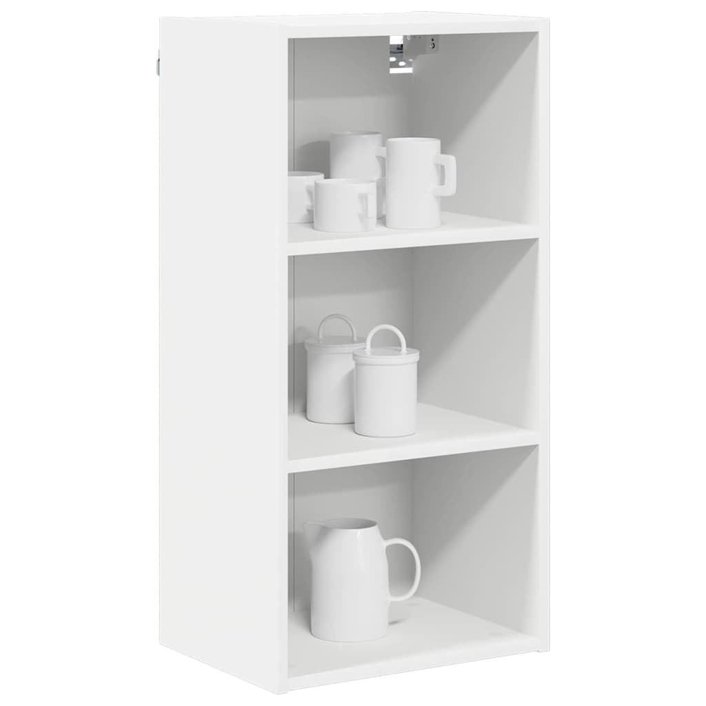 Hanging cabinet Riga White 40 x 29.5 x 80 cm Engineered Wood