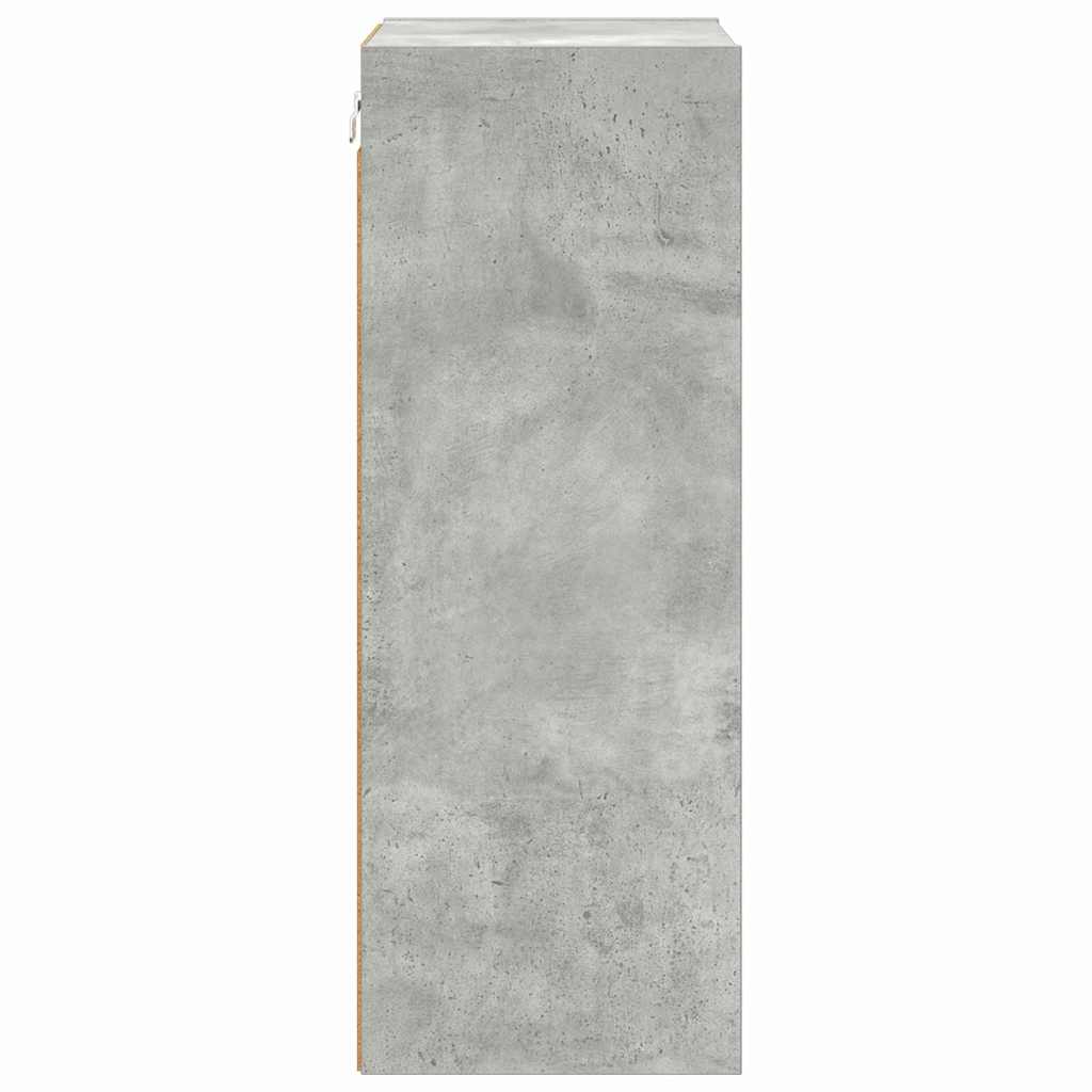 Hanging cabinet with Shelf Riga Concrete Grey 40 x 29.5 x 80 cm