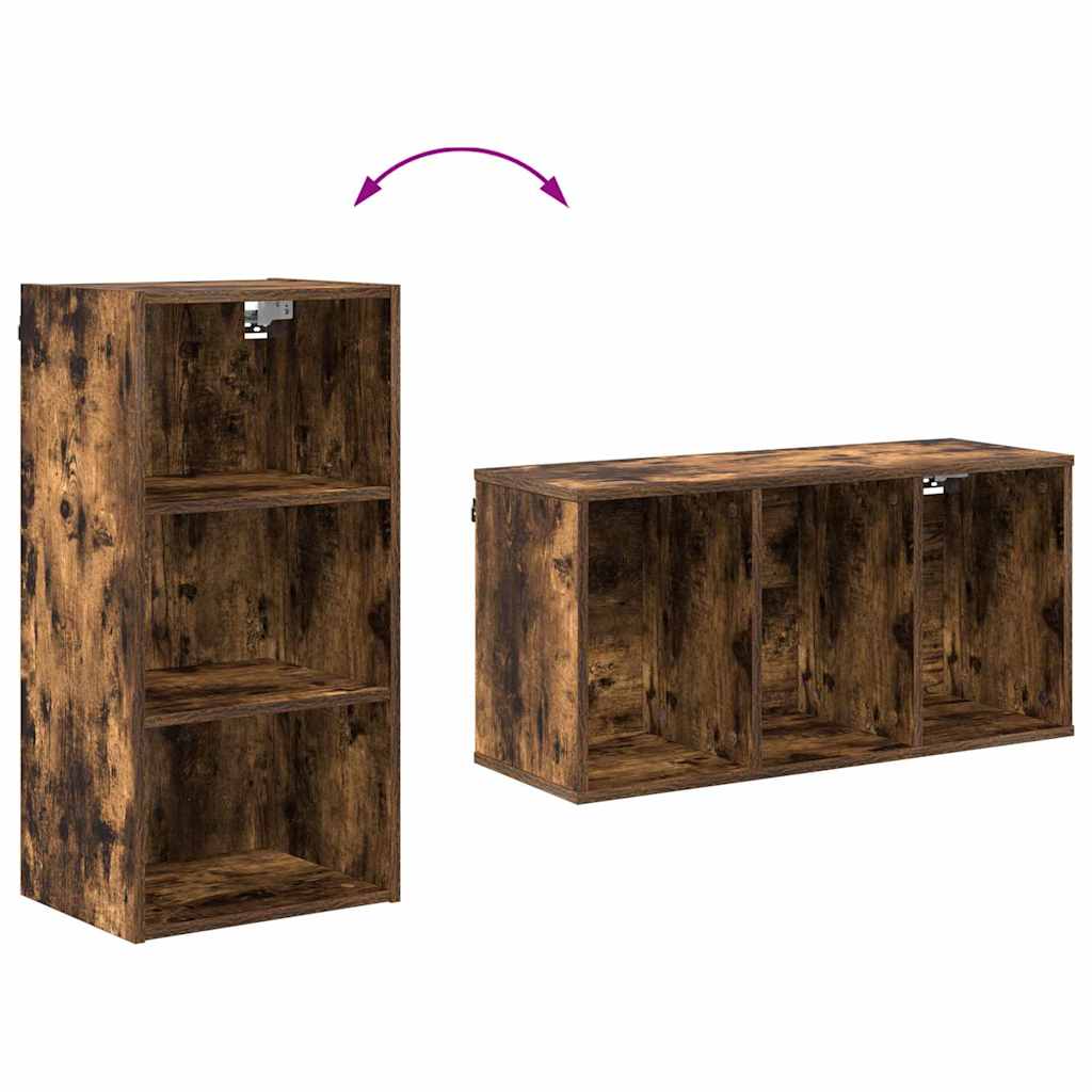 Hanging cabinet with Shelf Riga Smoked Oak 40 x 29.5 x 80 cm