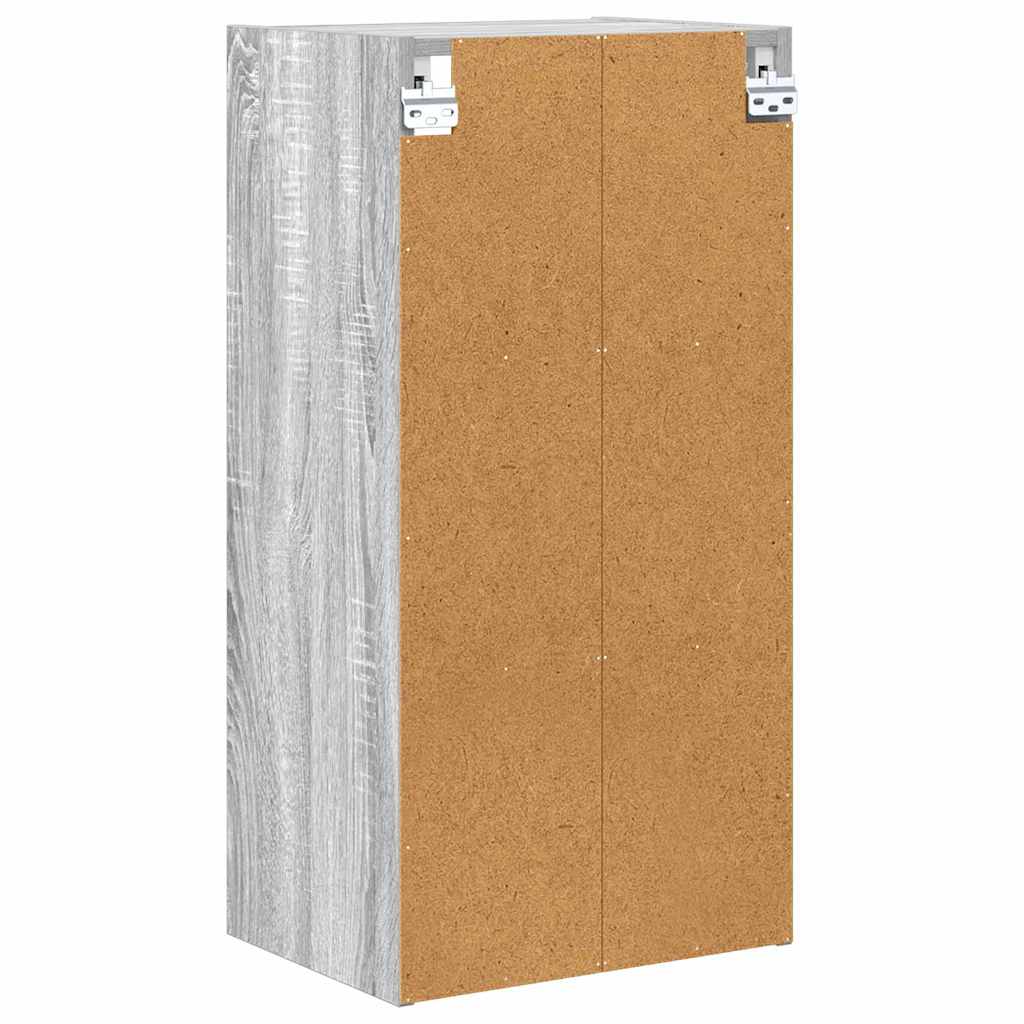 Hanging cabinet with Shelf Riga Grey Sonoma 40 x 29.5 x 80 cm