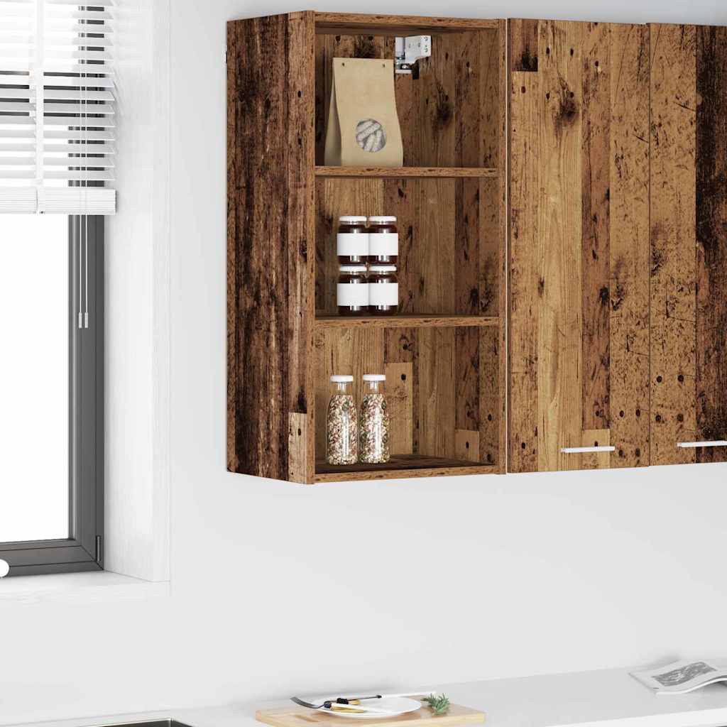 Hanging cabinet Riga Old Wood 40 x 29.5 x 80 cm Engineered Wood