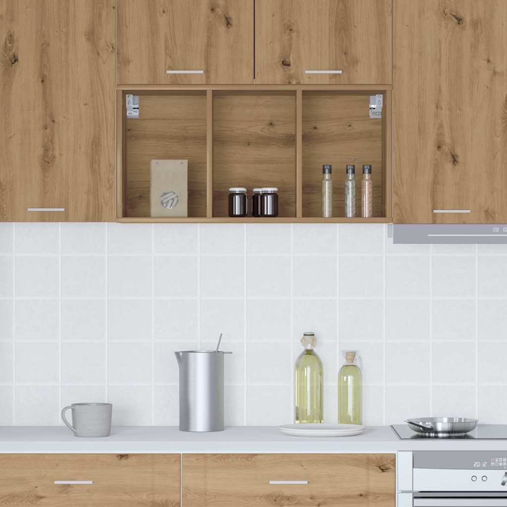 Hanging cabinet with Shelf Riga Artisan Oak 40 x 29.5 x 80 cm