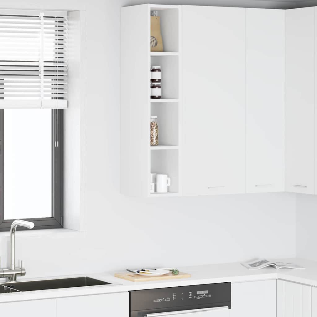 Hanging cabinet Riga White 20 x 29.5 x 100 cm Engineered Wood