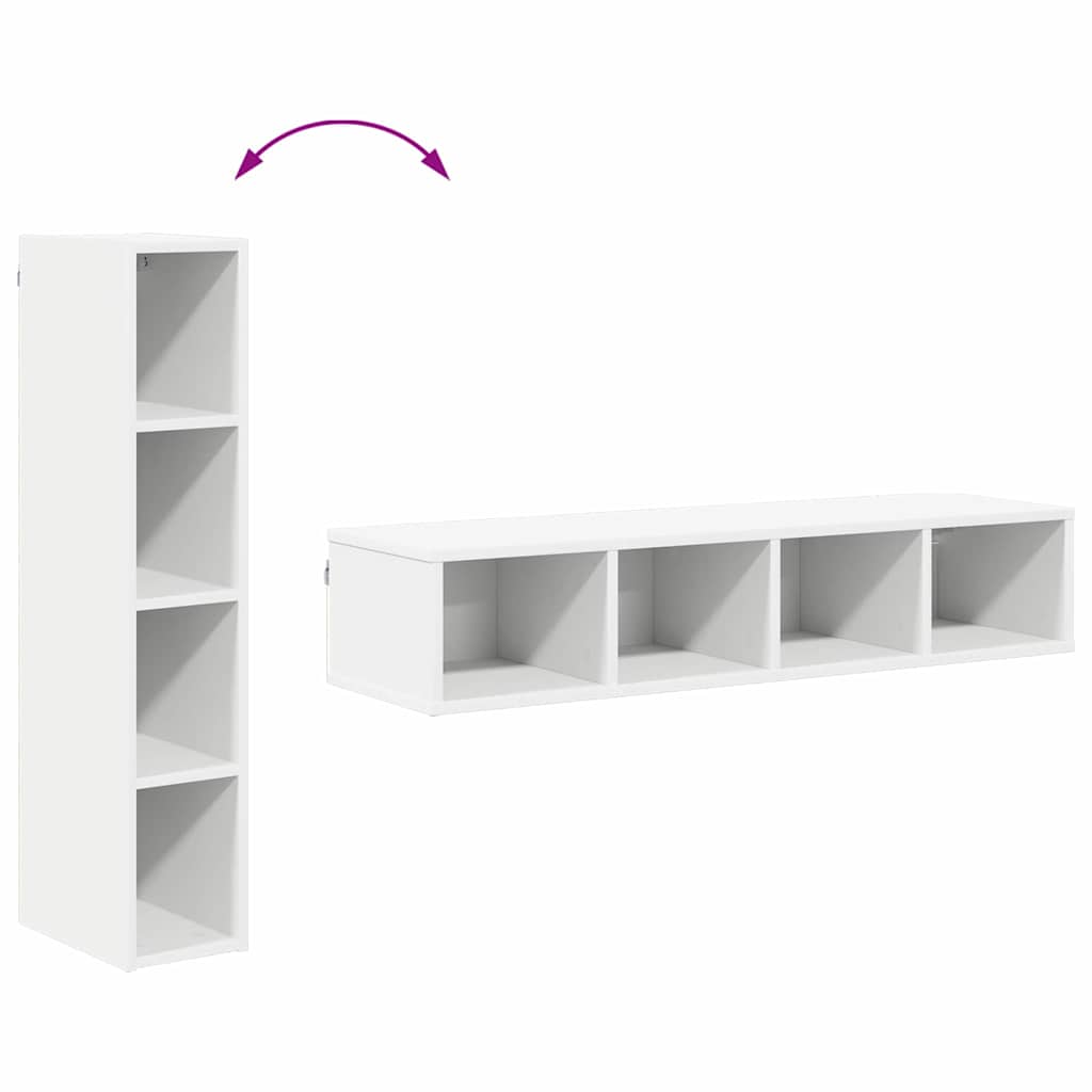 Hanging cabinet Riga White 20 x 29.5 x 100 cm Engineered Wood