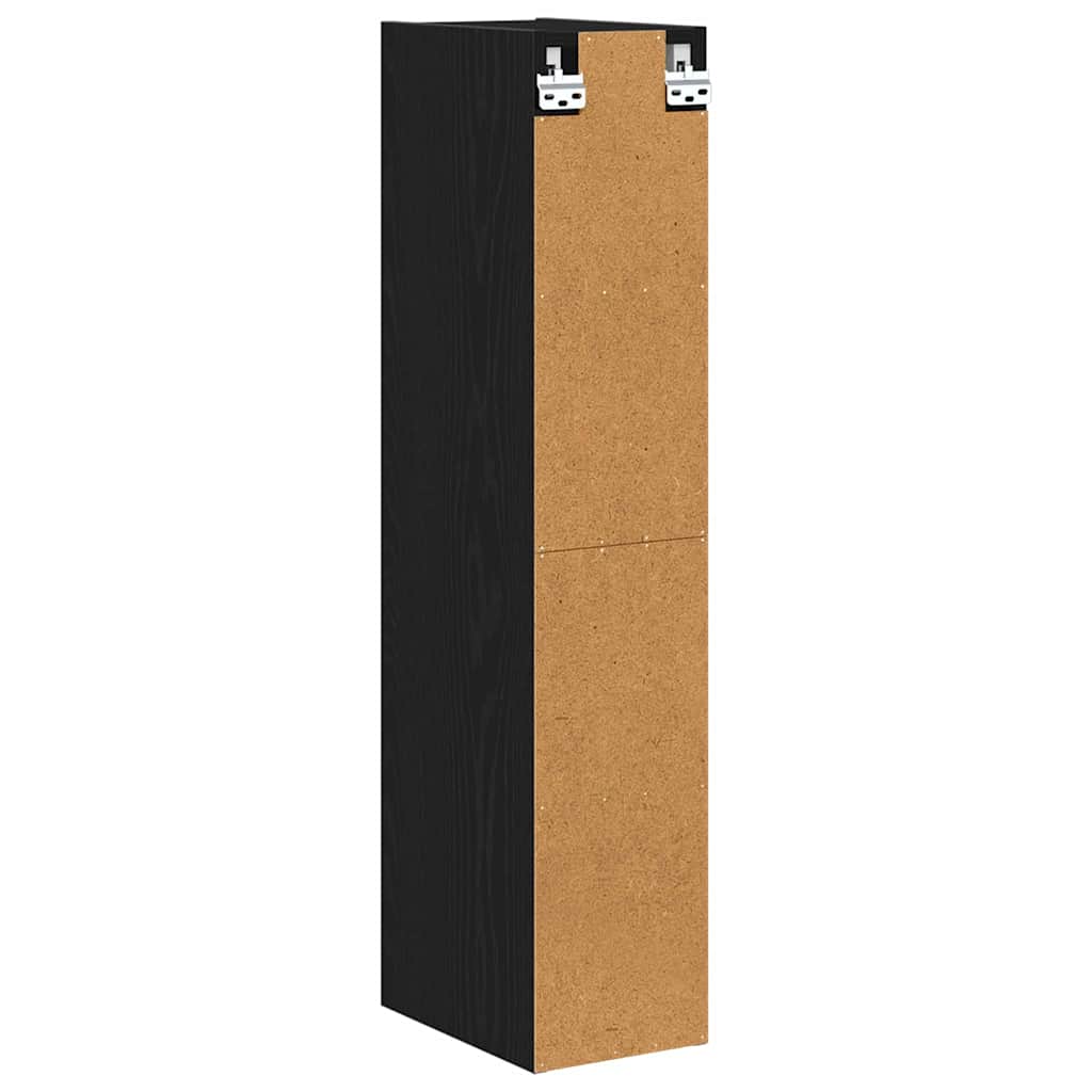 Hanging cabinet with Shelf Riga Black Oak 20 x 29.5 x 100 cm