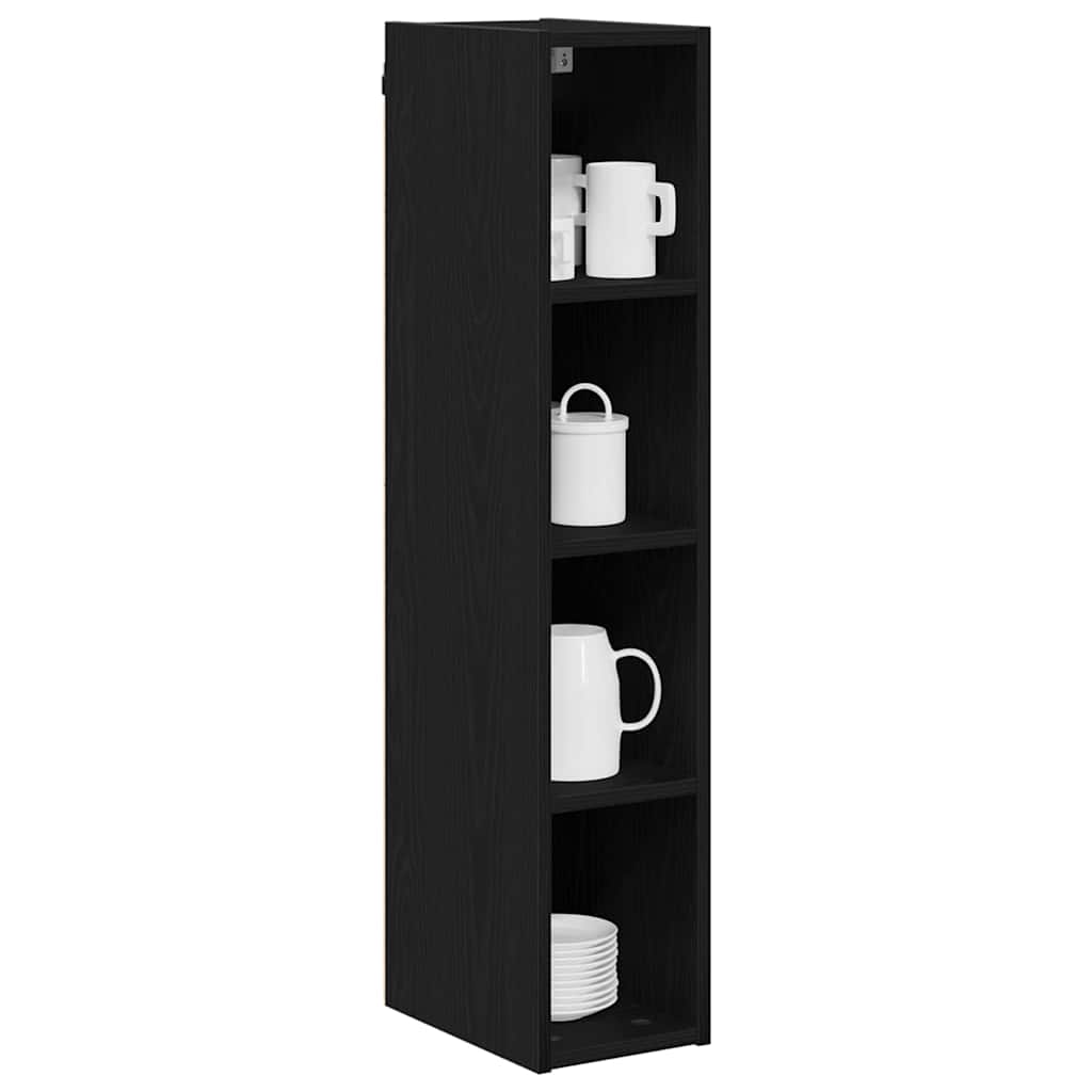 Hanging cabinet with Shelf Riga Black Oak 20 x 29.5 x 100 cm