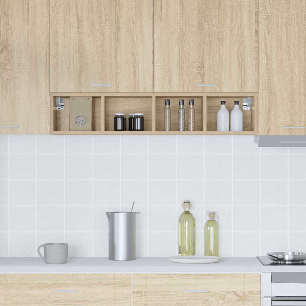 Hanging cabinet with Shelf Riga Sonoma Oak 20 x 29.5 x 100 cm