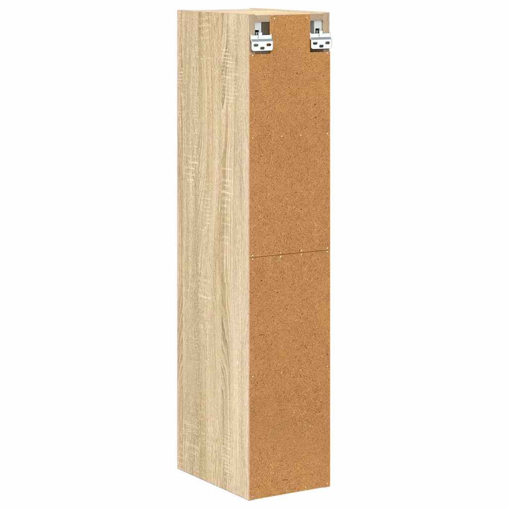 Hanging cabinet with Shelf Riga Sonoma Oak 20 x 29.5 x 100 cm