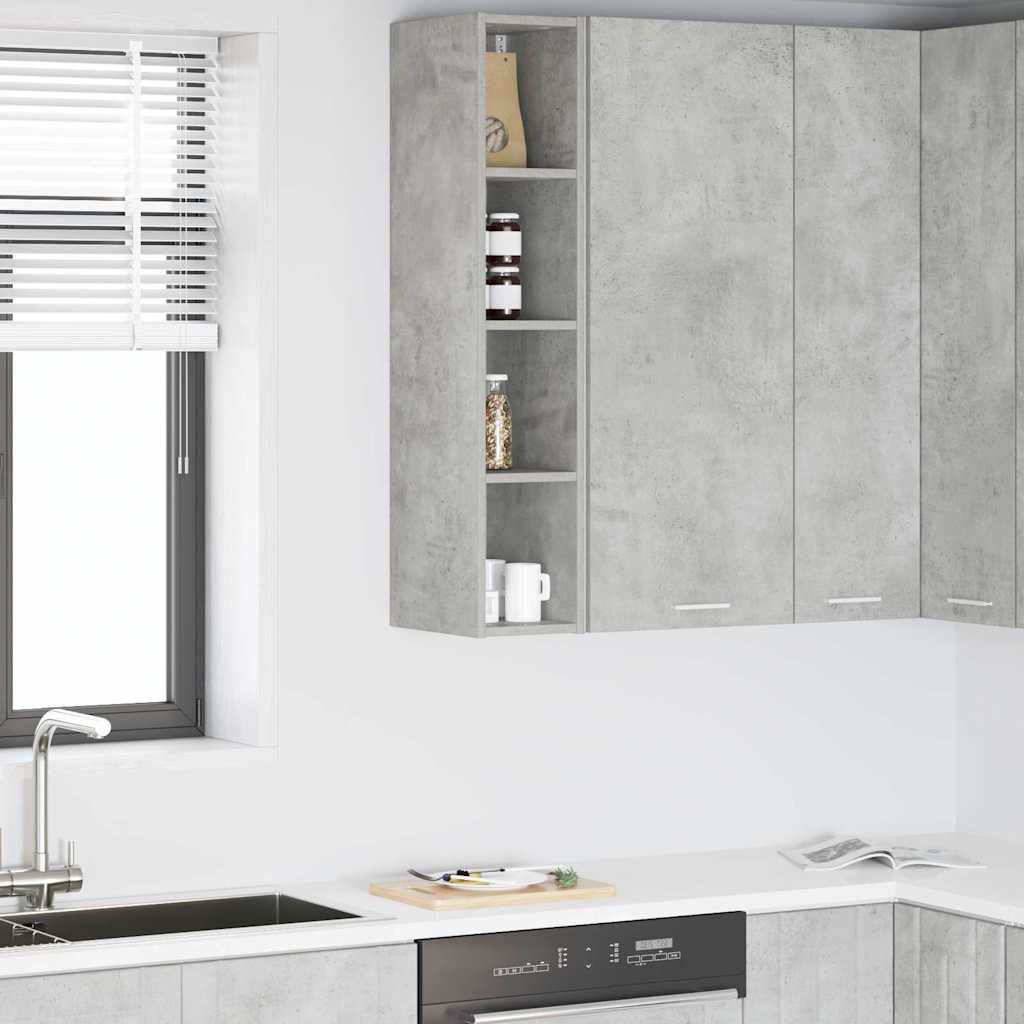 Hanging cabinet Riga Concrete Grey 20 x 29.5 x 100 cm