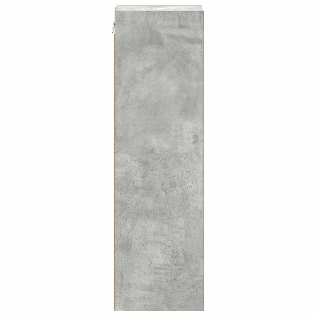 Hanging cabinet Riga Concrete Grey 20 x 29.5 x 100 cm
