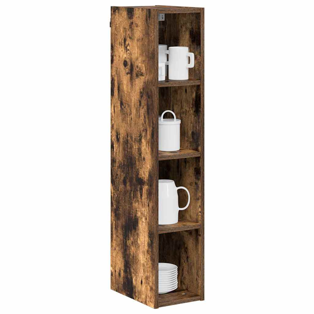Hanging cabinet with Shelf Riga Smoked Oak 20 x 29.5 x 100 cm