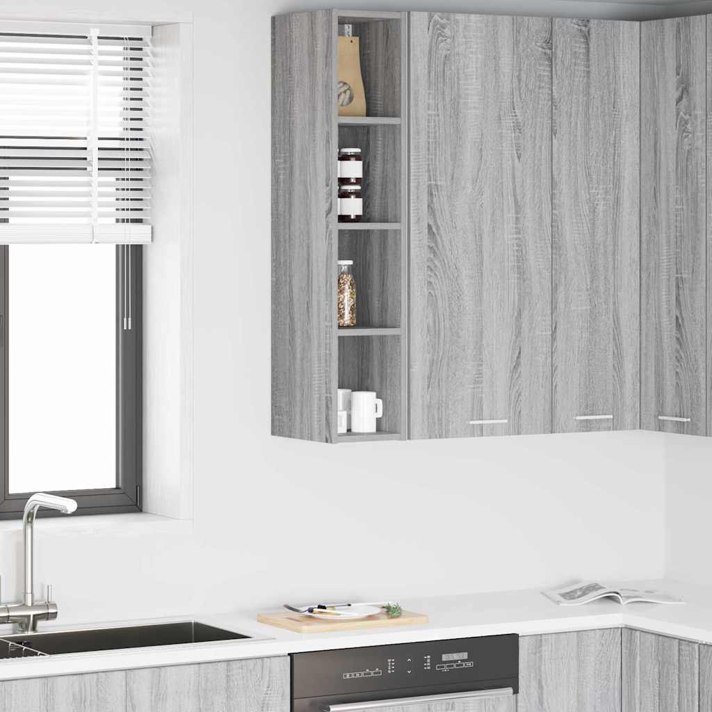 Hanging cabinet with Shelf Riga Grey Sonoma 20 x 29.5 x 100 cm