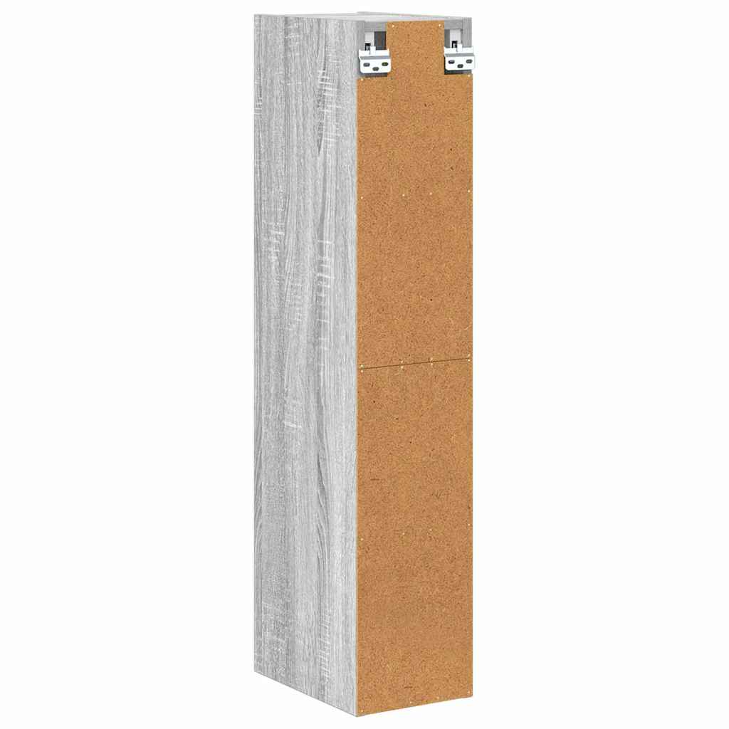 Hanging cabinet with Shelf Riga Grey Sonoma 20 x 29.5 x 100 cm