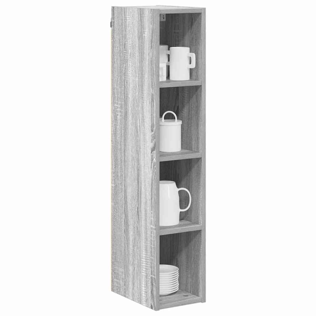 Hanging cabinet with Shelf Riga Grey Sonoma 20 x 29.5 x 100 cm