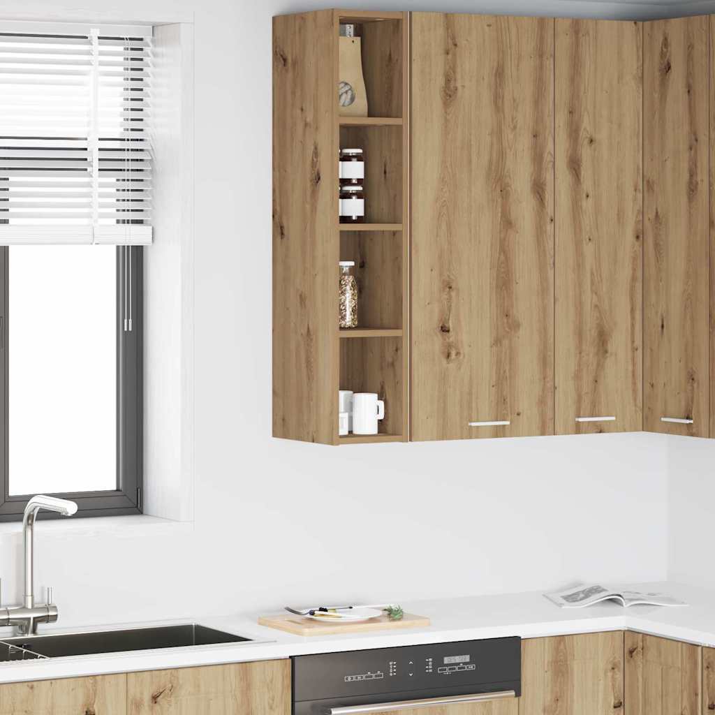 Hanging cabinet with Shelf Riga Artisan Oak 20 x 29.5 x 100 cm