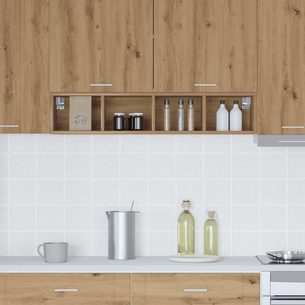 Hanging cabinet with Shelf Riga Artisan Oak 20 x 29.5 x 100 cm
