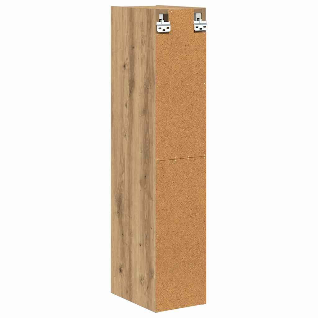Hanging cabinet with Shelf Riga Artisan Oak 20 x 29.5 x 100 cm