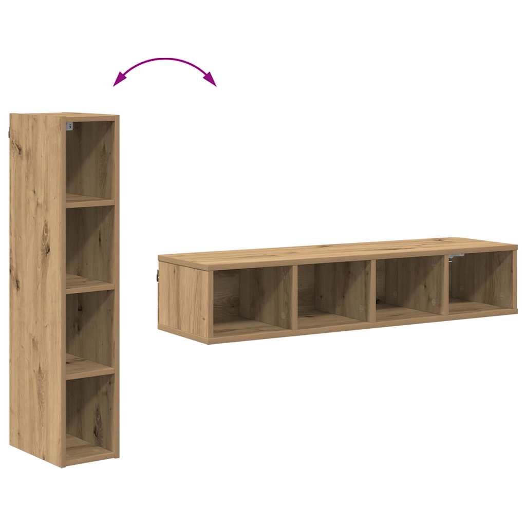 Hanging cabinet with Shelf Riga Artisan Oak 20 x 29.5 x 100 cm