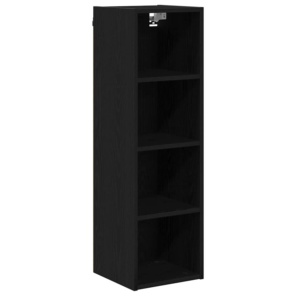 Hanging cabinet with Shelf Riga Black Oak 30 x 29.5 x 100 cm