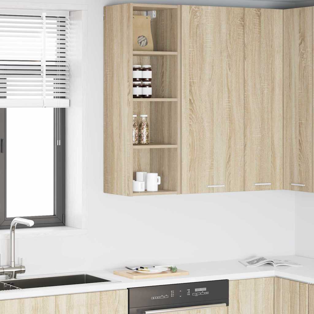 Hanging cabinet with Shelf Riga Sonoma Oak 30 x 29.5 x 100 cm