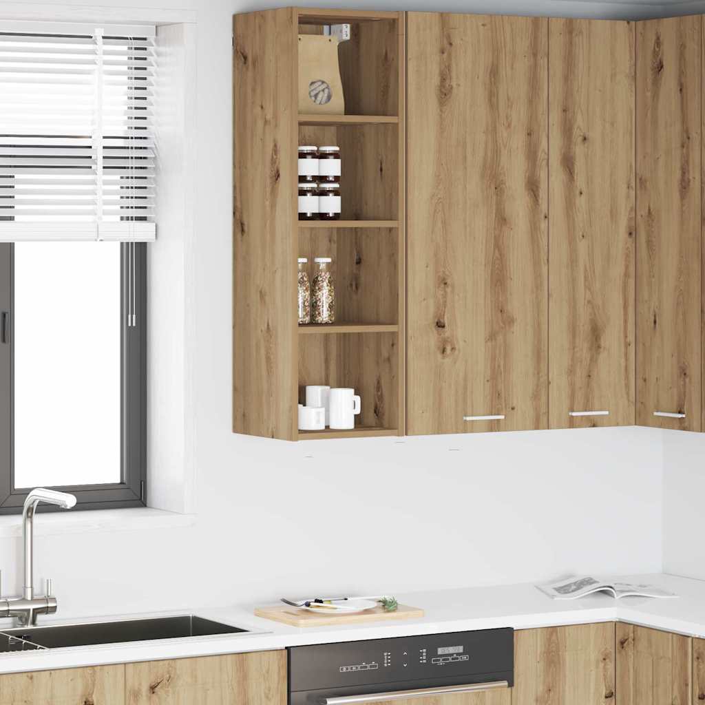 Hanging cabinet with Shelf Riga Artisan Oak 30 x 29.5 x 100 cm