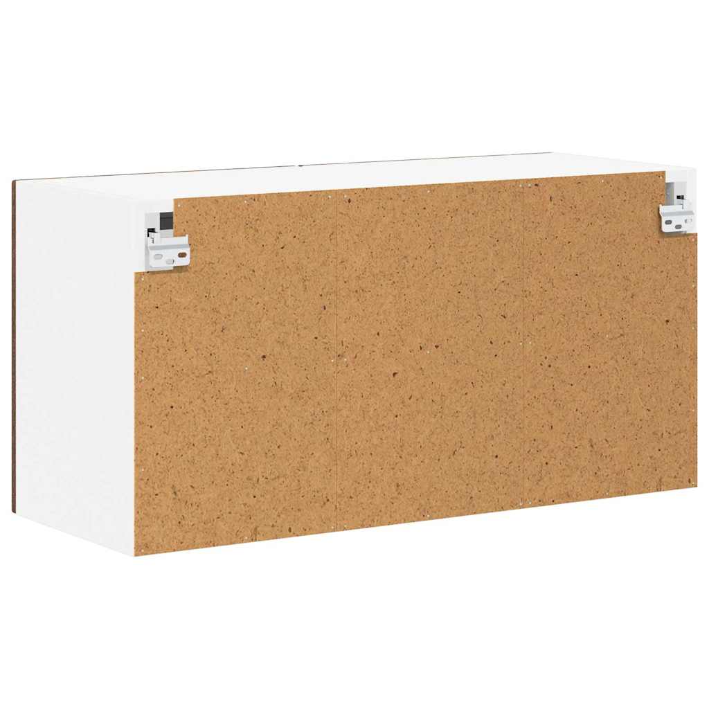Kitchen Wall Cabinet Brown Oak 80 x 31 x 40 cm Engineered Wood