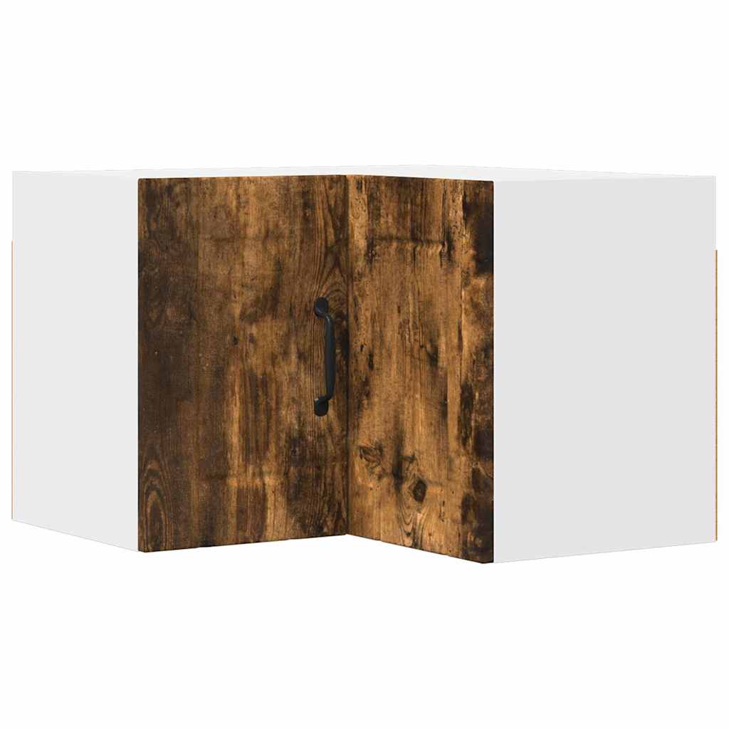 Kitchen Wall Cabinet Smoked Oak 57 x 57 x 40 cm Engineered Wood