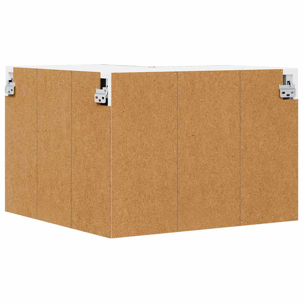 Kitchen Wall Cabinet Smoked Oak 57 x 57 x 40 cm Engineered Wood