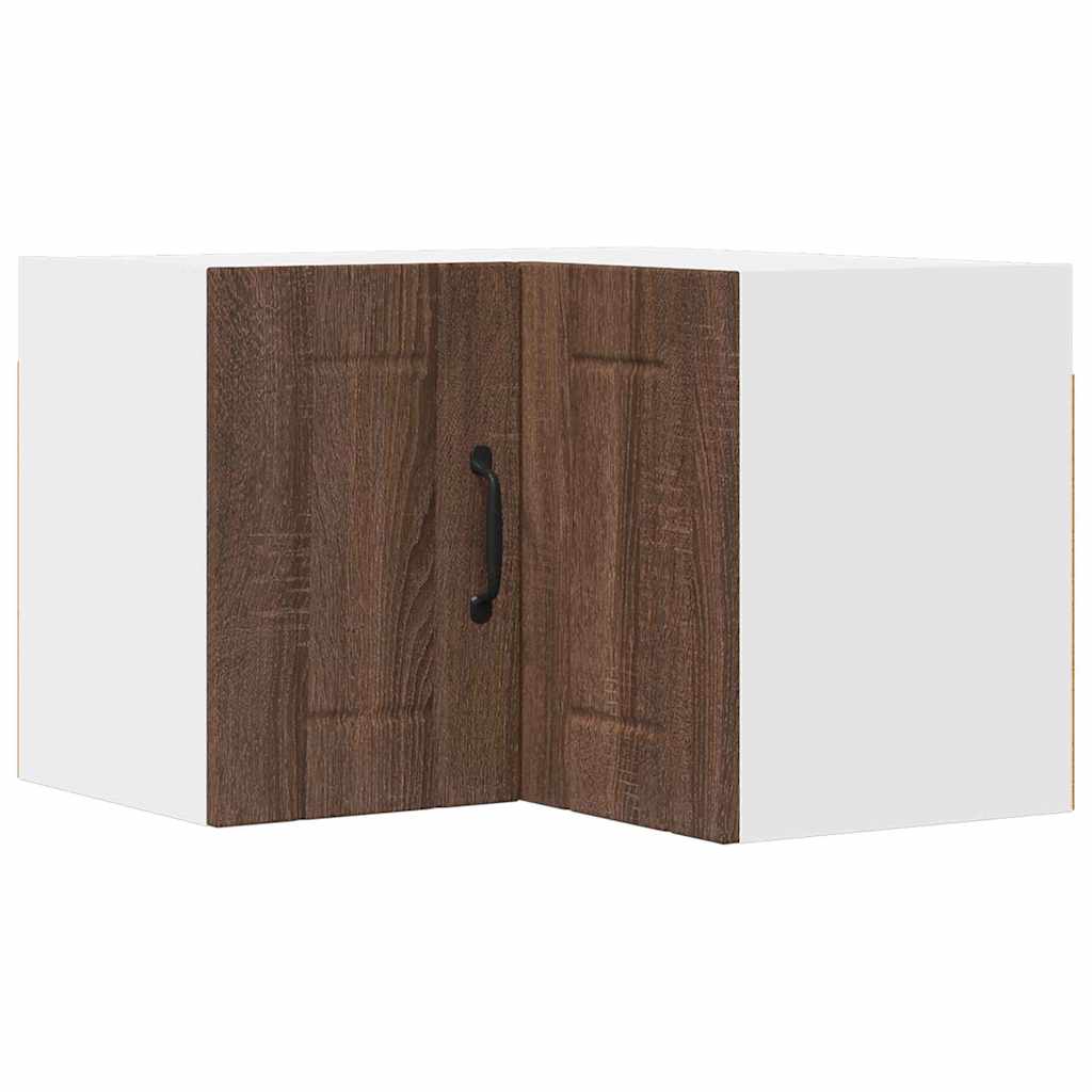 Kitchen Wall Cabinet Brown Oak 57 x 57 x 40 cm Engineered Wood