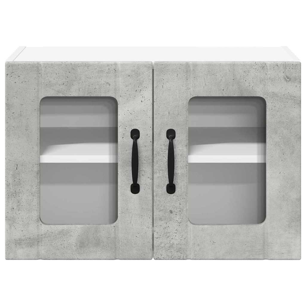 Kitchen Wall Cabinet 2 pcs Concrete Grey 60 x 31 x 40 cm