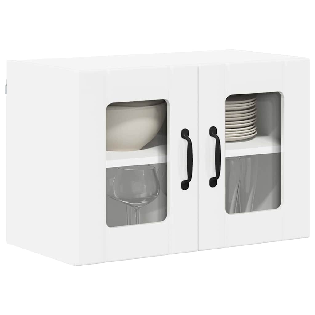 Kitchen Wall Cabinet 2 pcs High Gloss White 60 x 31 x 40 cm