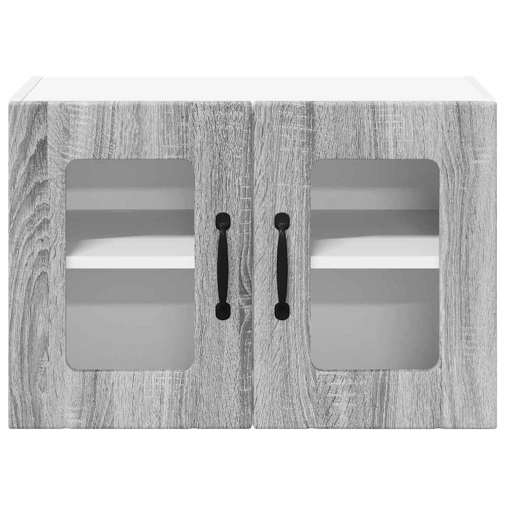 Kitchen Wall Cabinet with Shelf Grey Sonoma 60 x 31 x 40 cm