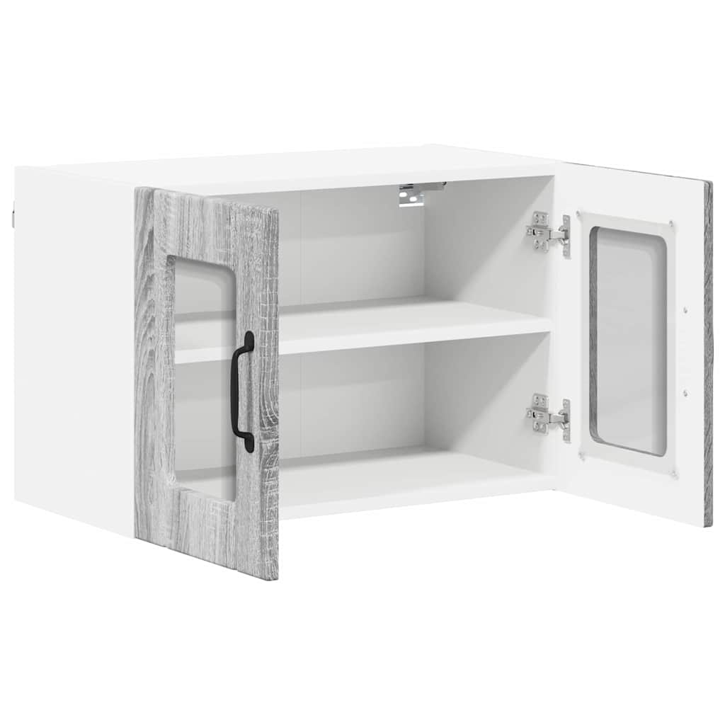 Kitchen Wall Cabinet 2 pcs Grey Sonoma 60 x 31 x 40 cm