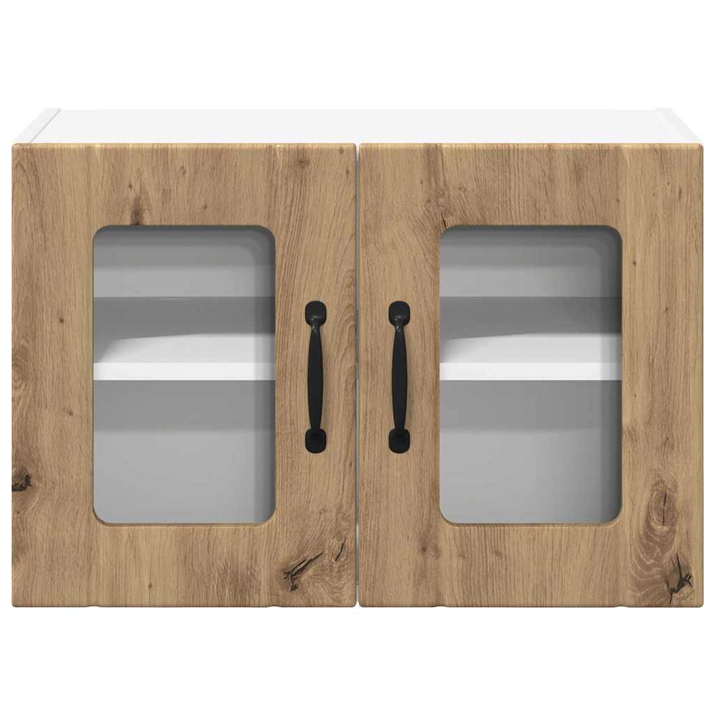 Kitchen Wall Cabinet 2 pcs Artisan Oak 60 x 31 x 40 cm
