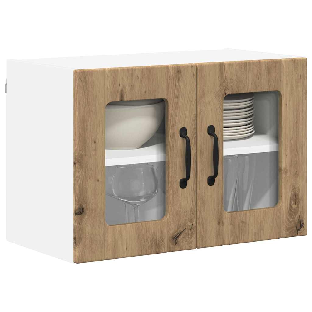 Kitchen Wall Cabinet 2 pcs Artisan Oak 60 x 31 x 40 cm