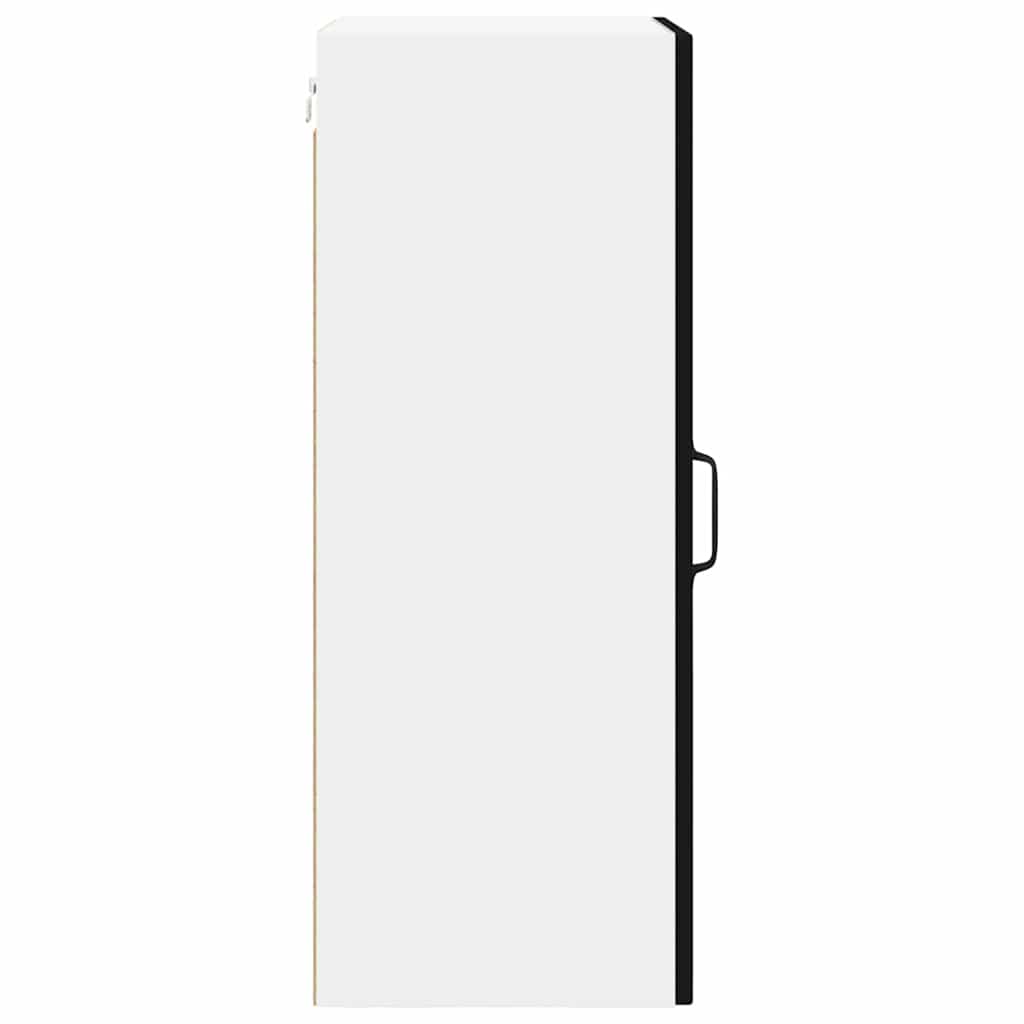 Kitchen Wall Cabinet Black 40 x 31 x 80 cm Engineered Wood