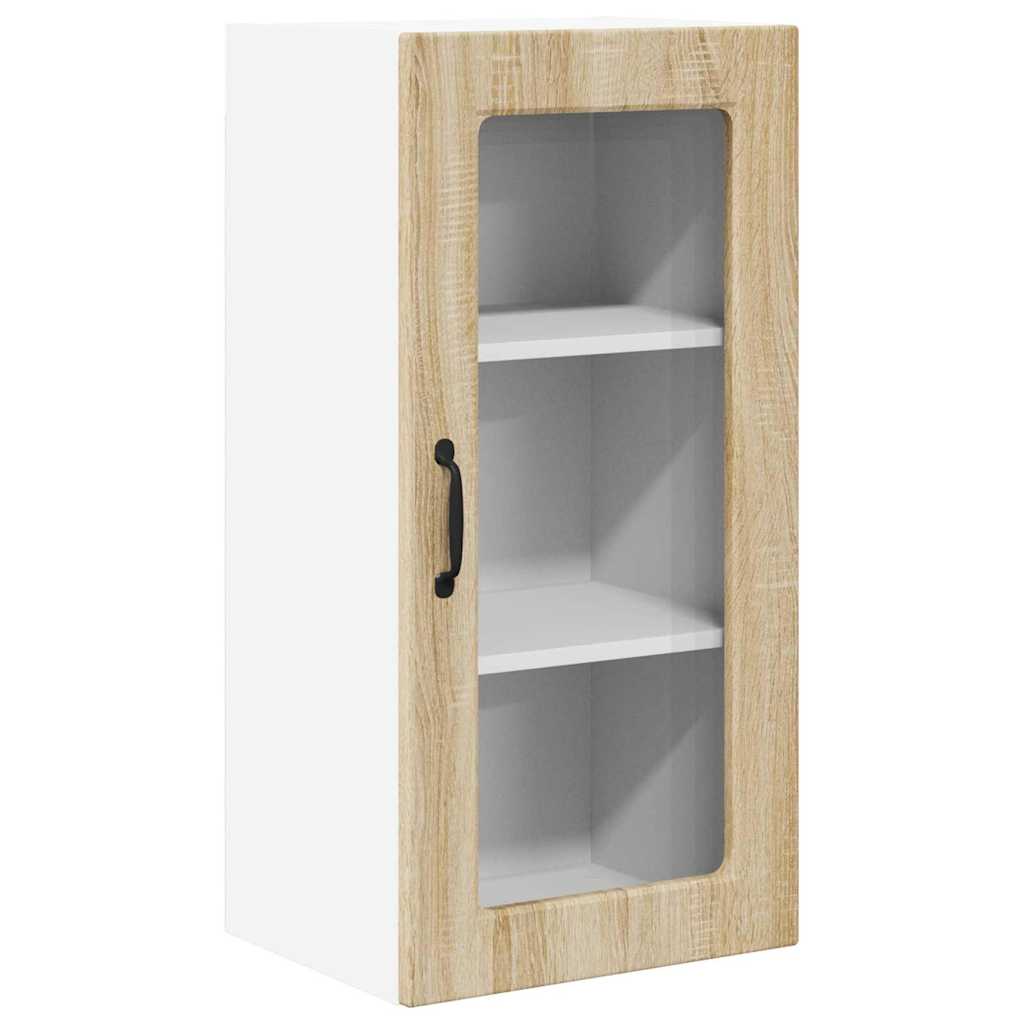 Kitchen Wall Cabinet Sonoma Oak 40 x 31 x 80 cm Engineered Wood