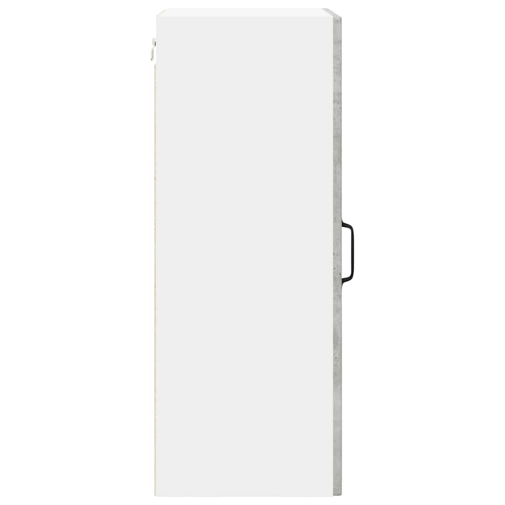 Kitchen Wall Cabinet 2 pcs Concrete Grey 40 x 31 x 80 cm