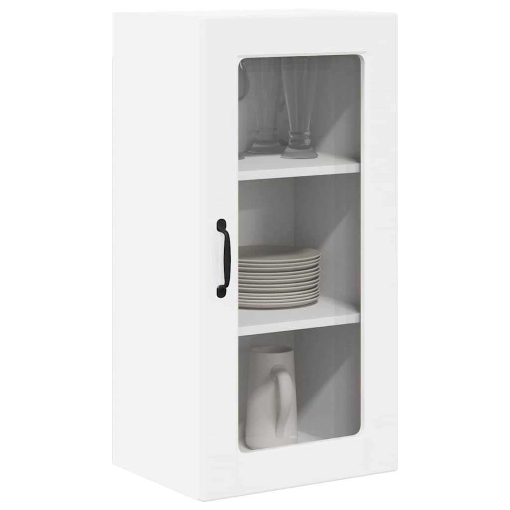 Kitchen Wall Cabinet 2 pcs High Gloss White 40 x 31 x 80 cm