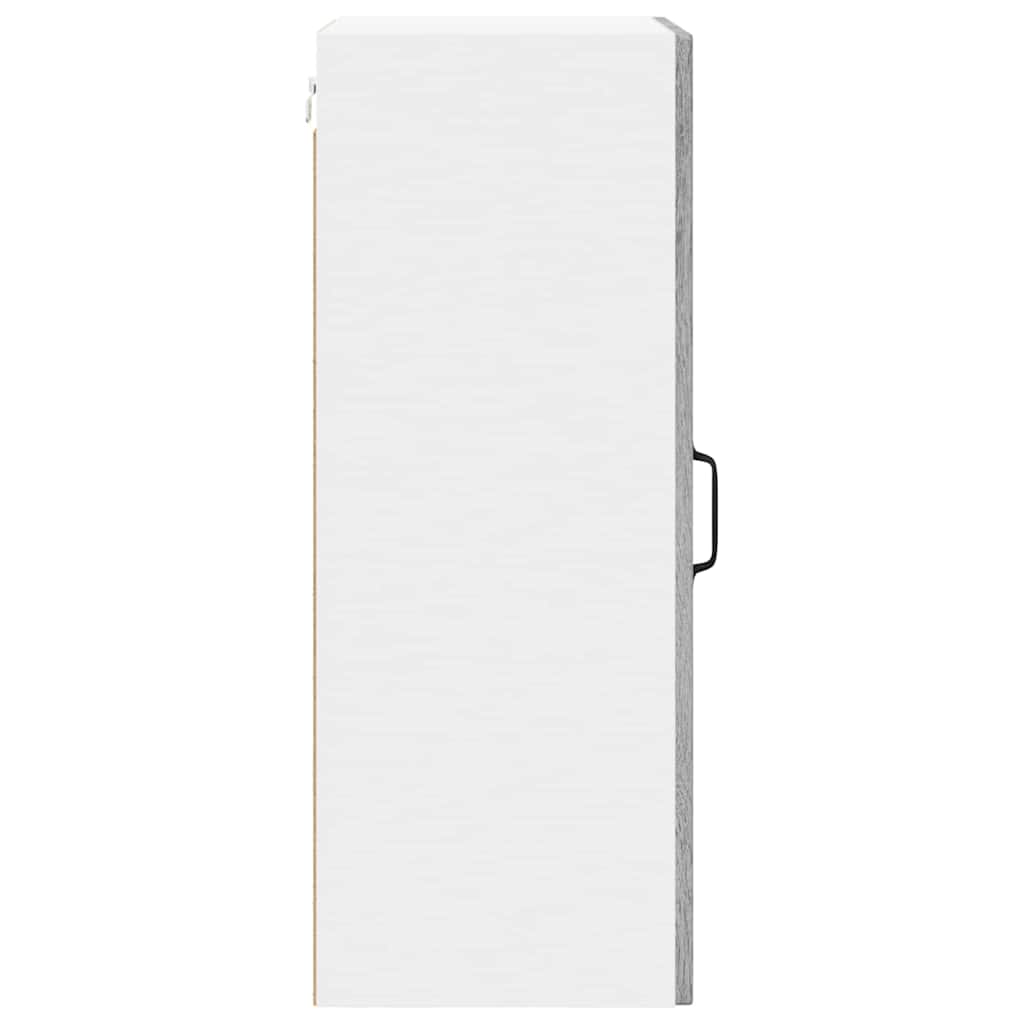 Kitchen Wall Cabinet with Shelf Grey Sonoma 40 x 31 x 80 cm