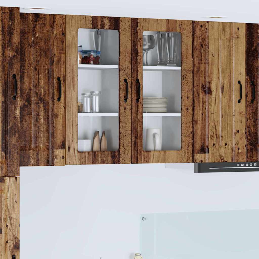 Kitchen Wall Cabinet Old Wood 40 x 31 x 80 cm Engineered Wood