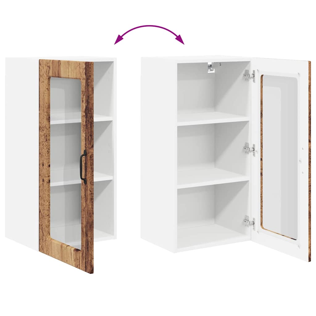 Kitchen Wall Cabinet Old Wood 40 x 31 x 80 cm Engineered Wood