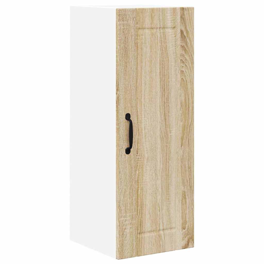 Kitchen Wall Cabinet Sonoma Oak 30 x 31 x 80 cm Engineered Wood