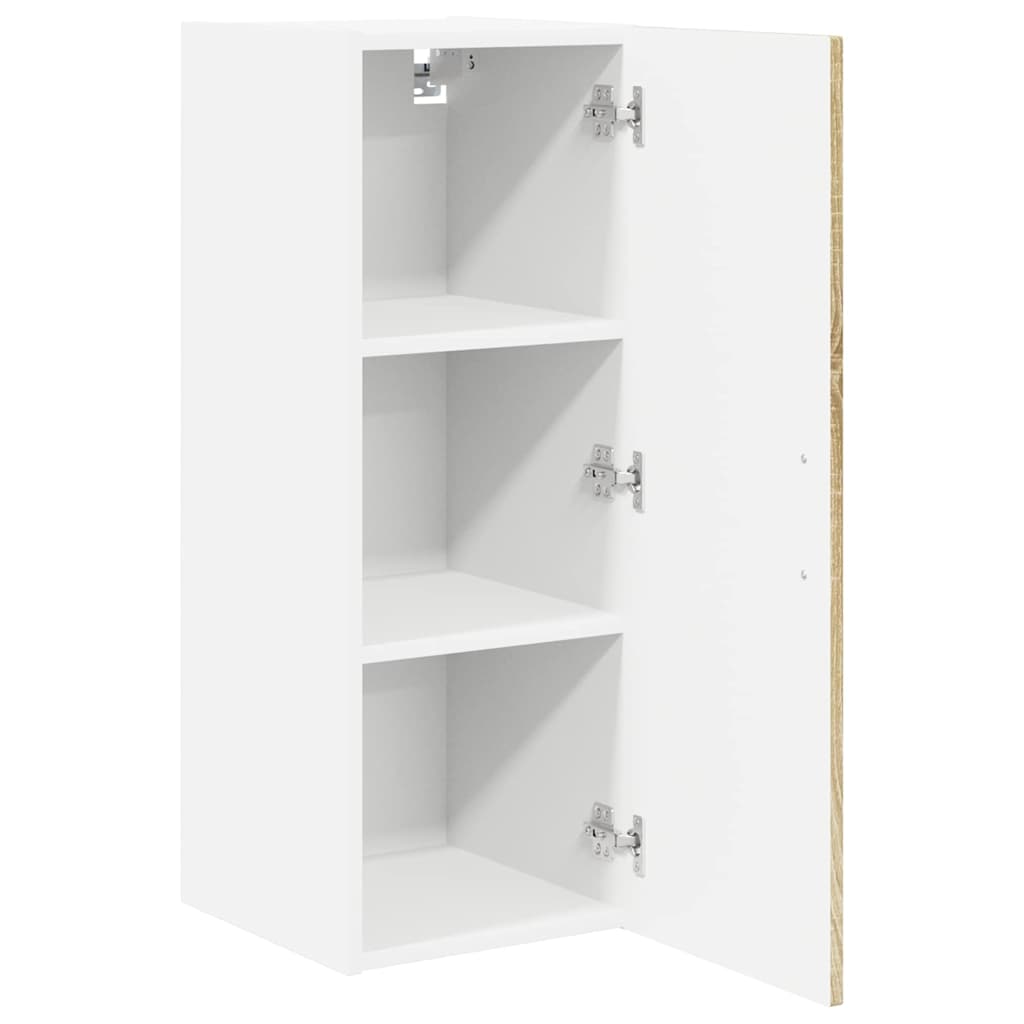 Kitchen Wall Cabinet Sonoma Oak 30 x 31 x 80 cm Engineered Wood