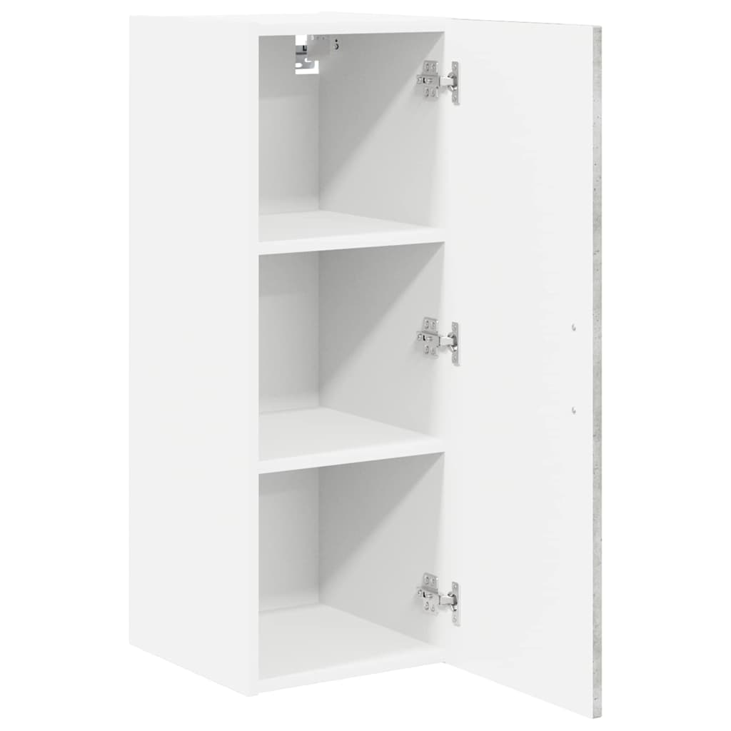 Kitchen Wall Cabinet 2 pcs Concrete Grey 30 x 31 x 80 cm