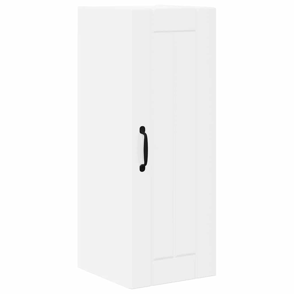 Kitchen Wall Cabinet with Door High Gloss White 30 x 31 x 80 cm