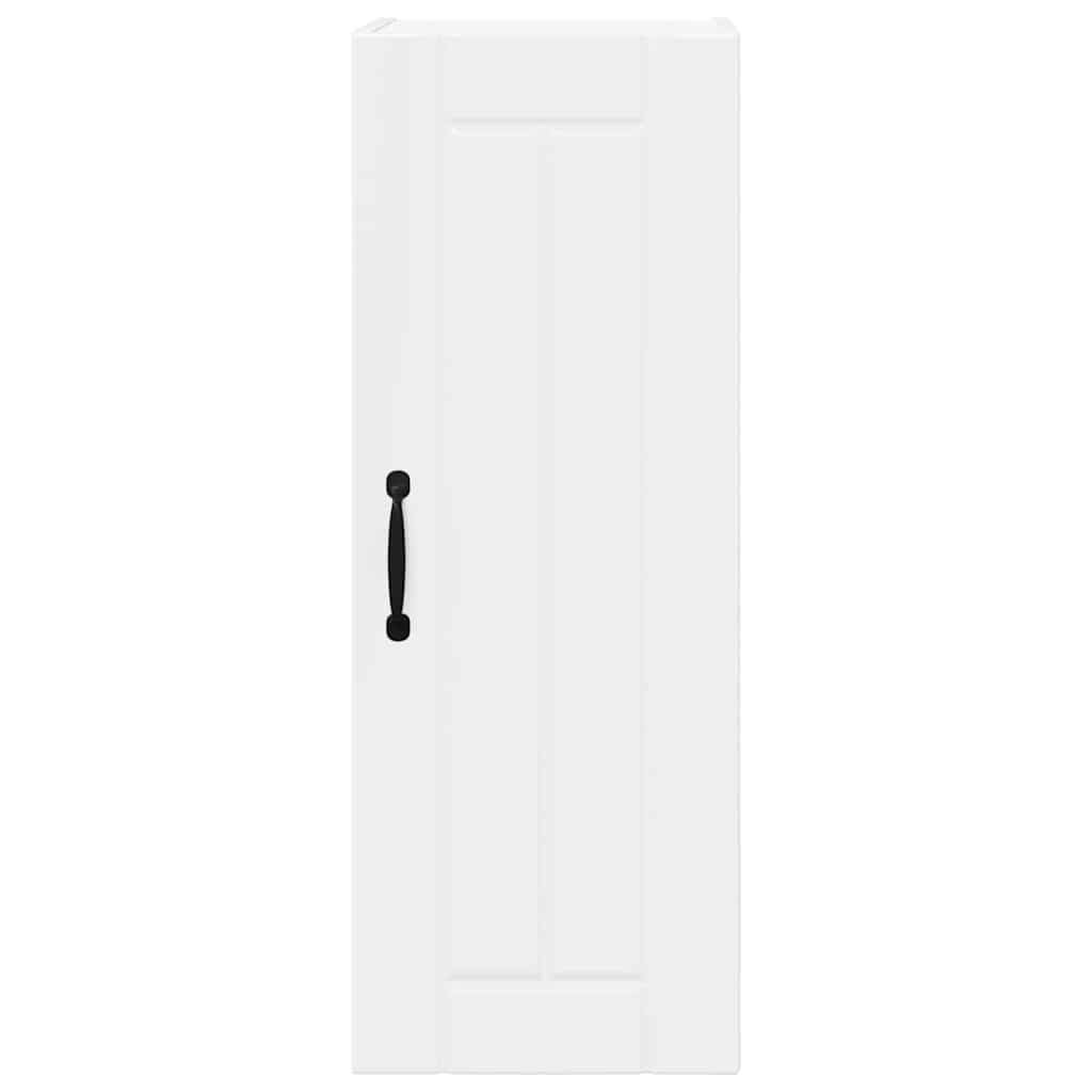 Kitchen Wall Cabinet with Door High Gloss White 30 x 31 x 80 cm