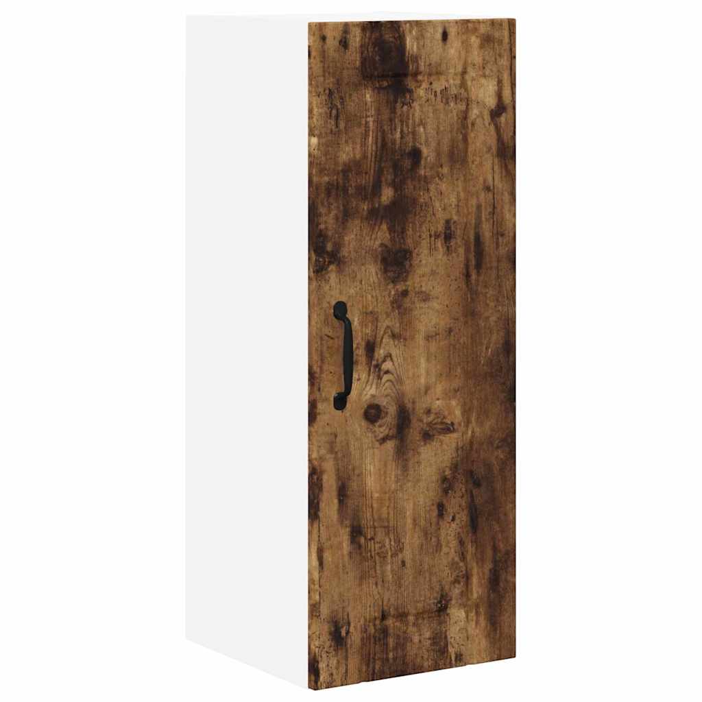 Kitchen Wall Cabinet Smoked Oak 30 x 31 x 80 cm Engineered Wood