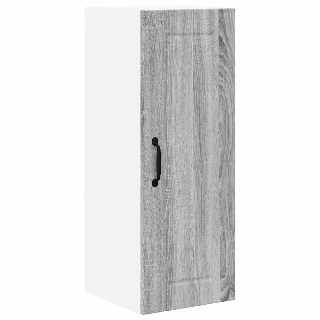 Kitchen Wall Cabinet with Shelf Grey Sonoma 30 x 31 x 80 cm